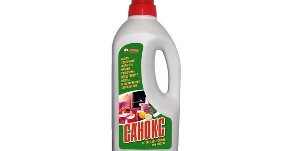 Cанокс гель: чистящее средство для сантехники, состав и инструкция по применению